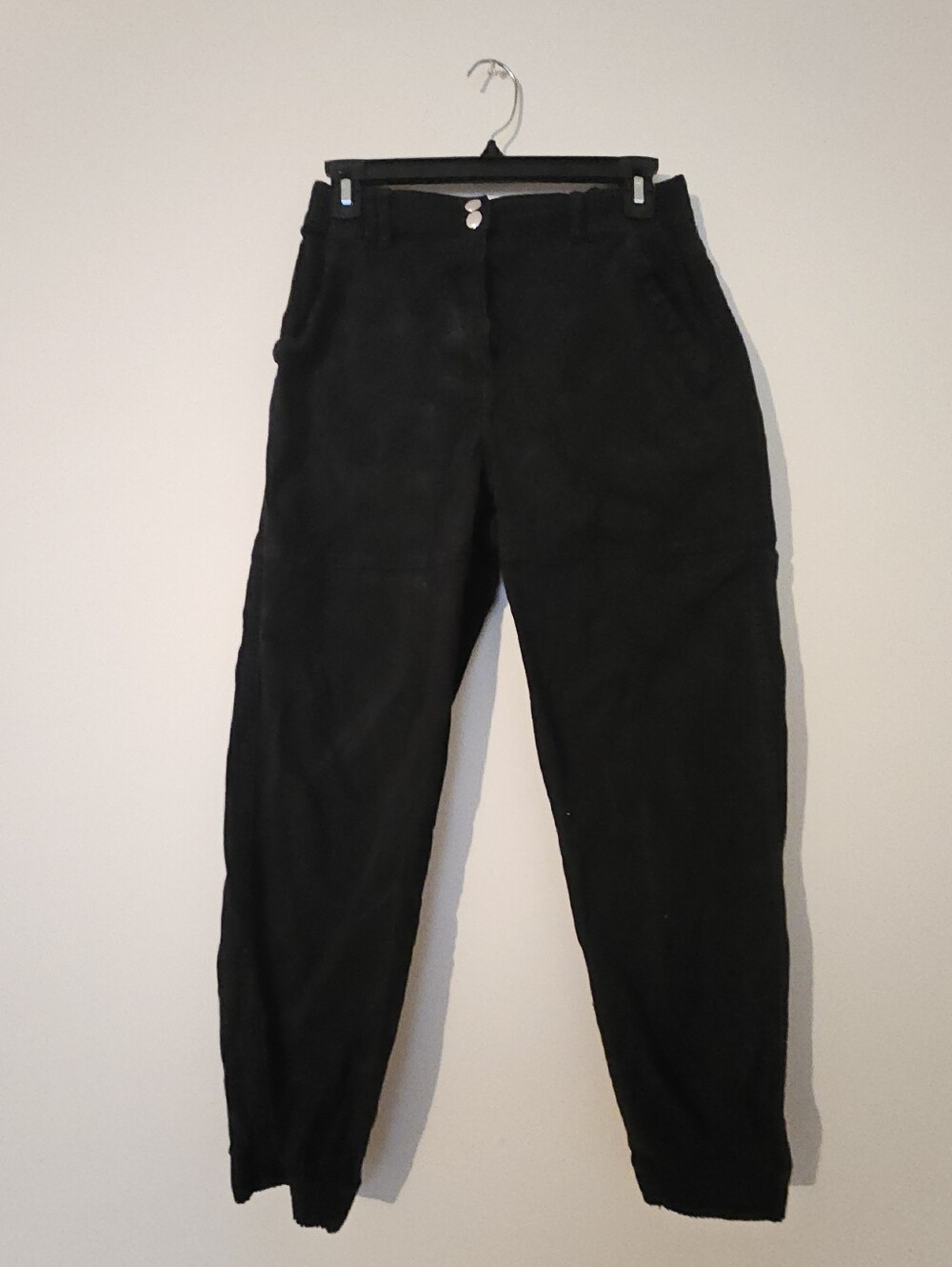 Refuge Black High-Waisted Joggers